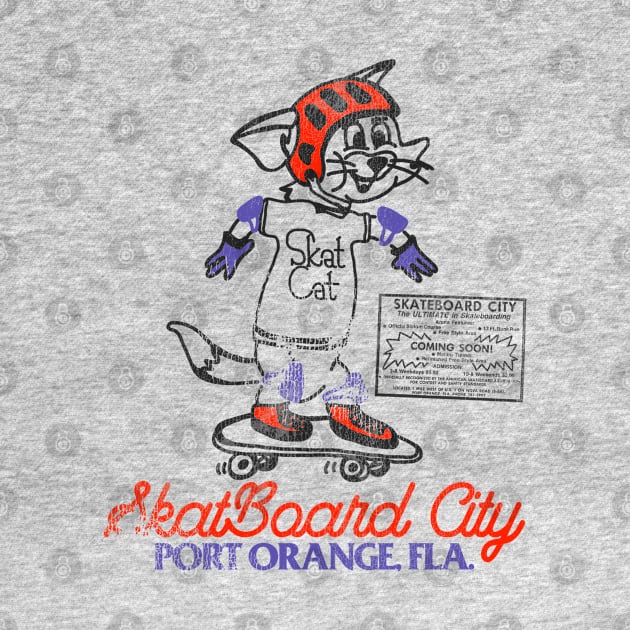 Vintage SkatBoard City Port Orange Fla Skate Park by darklordpug